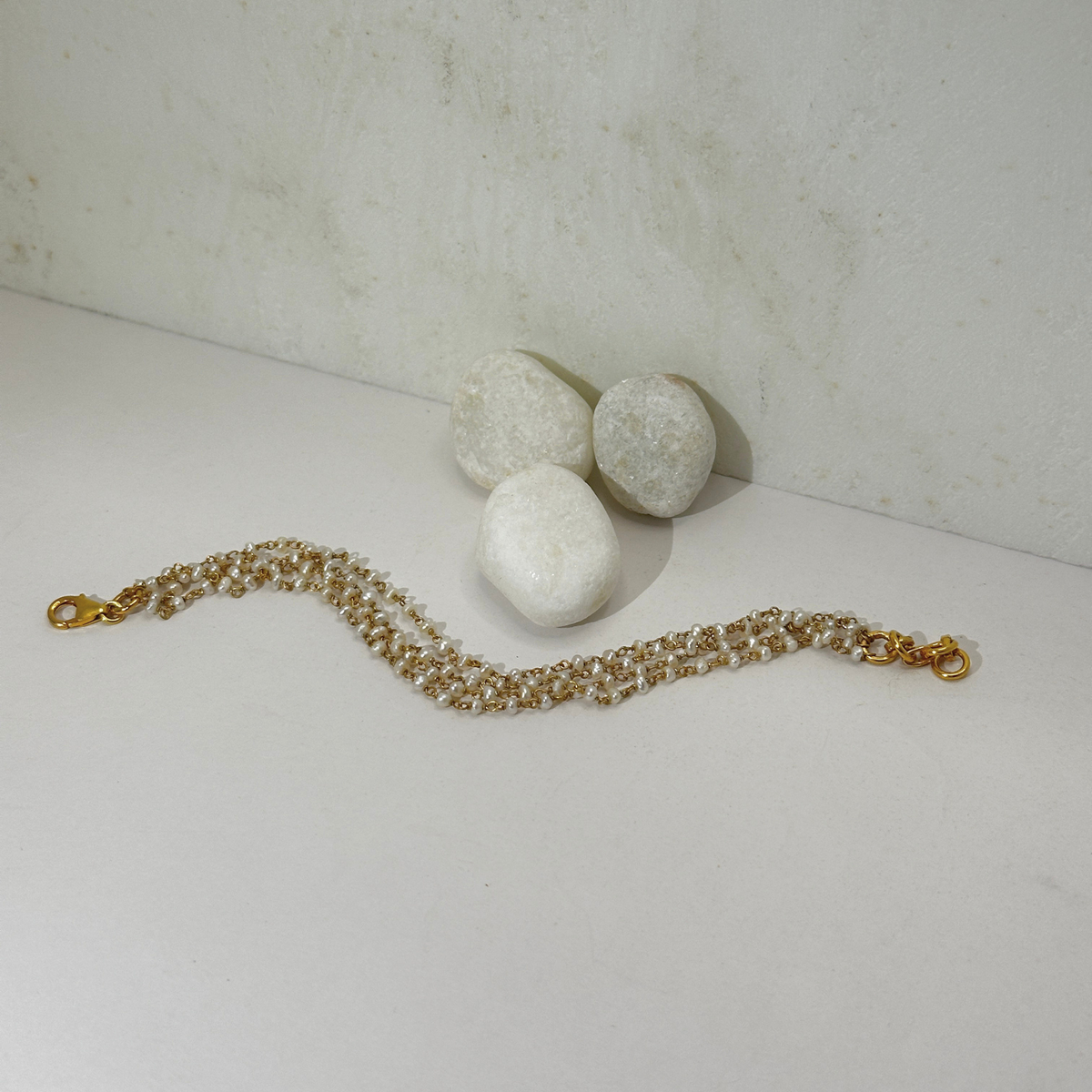 Rae Pearl 18k Gold Plated Silver 925 Bracelet