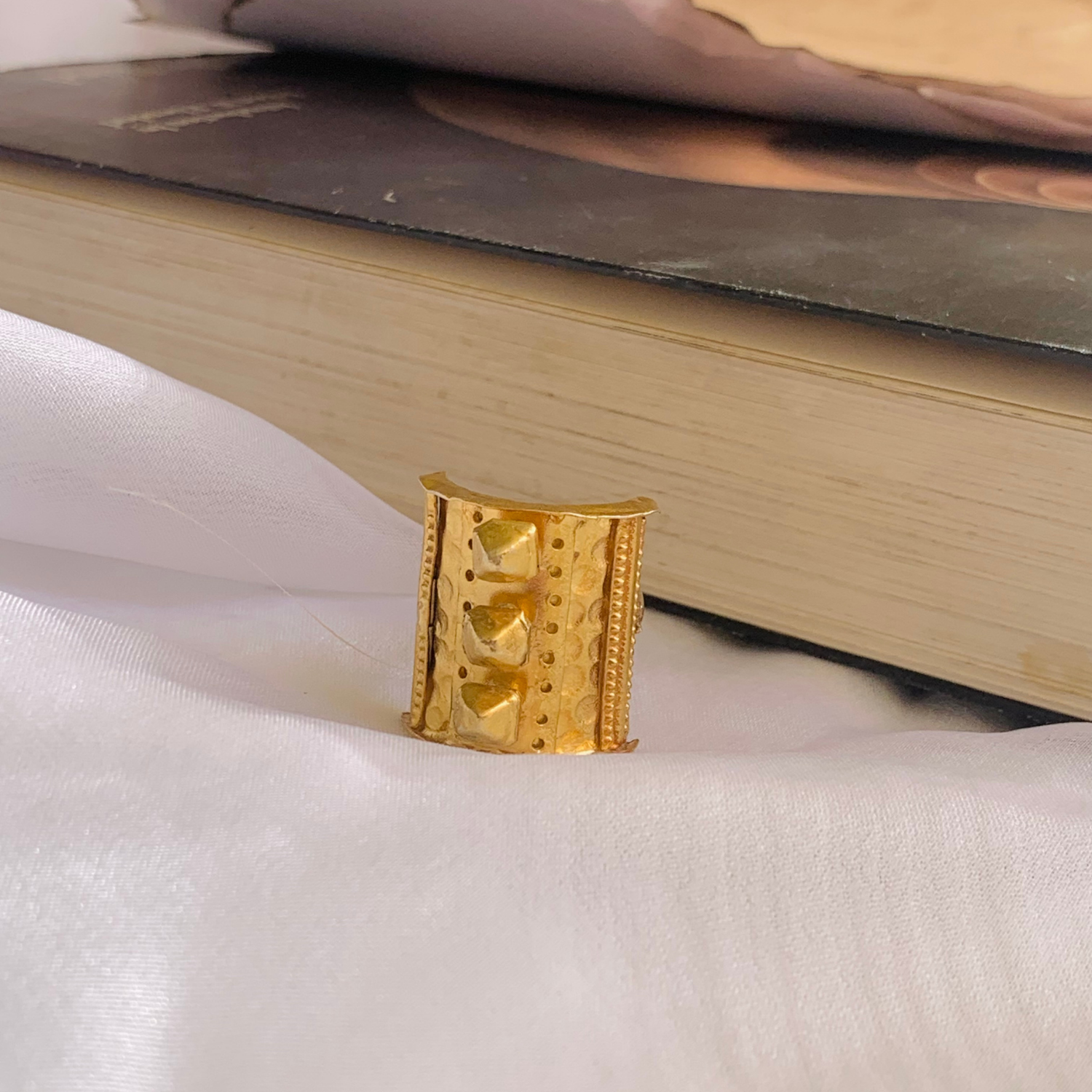 Nishaan Gold Plated Silver 925 Ring