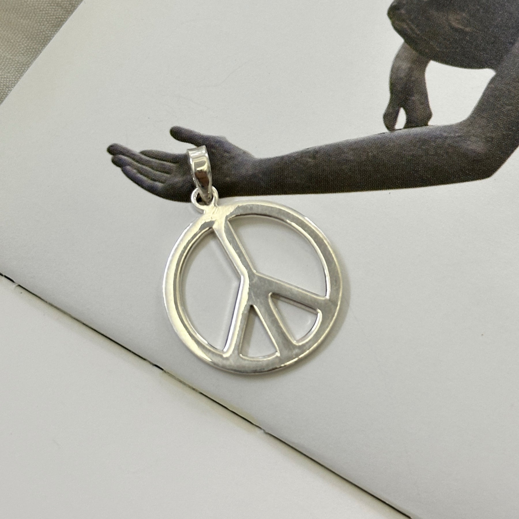 Peace Silver 925 Men's Pendant