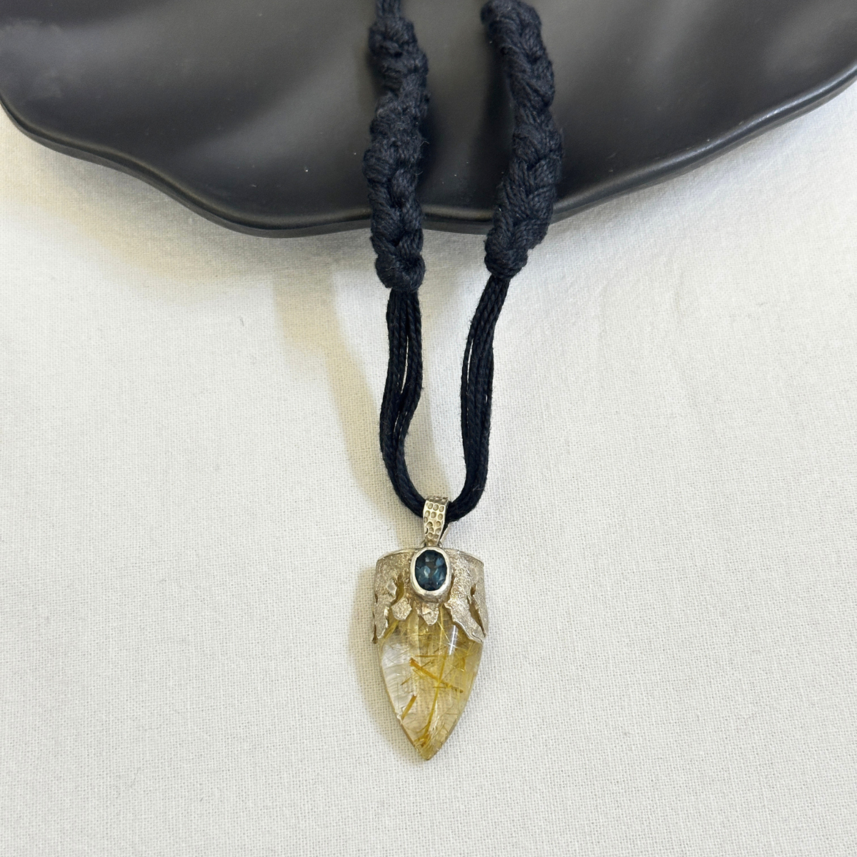 Kairo Rutile Quartz Silver 925 Pendant
