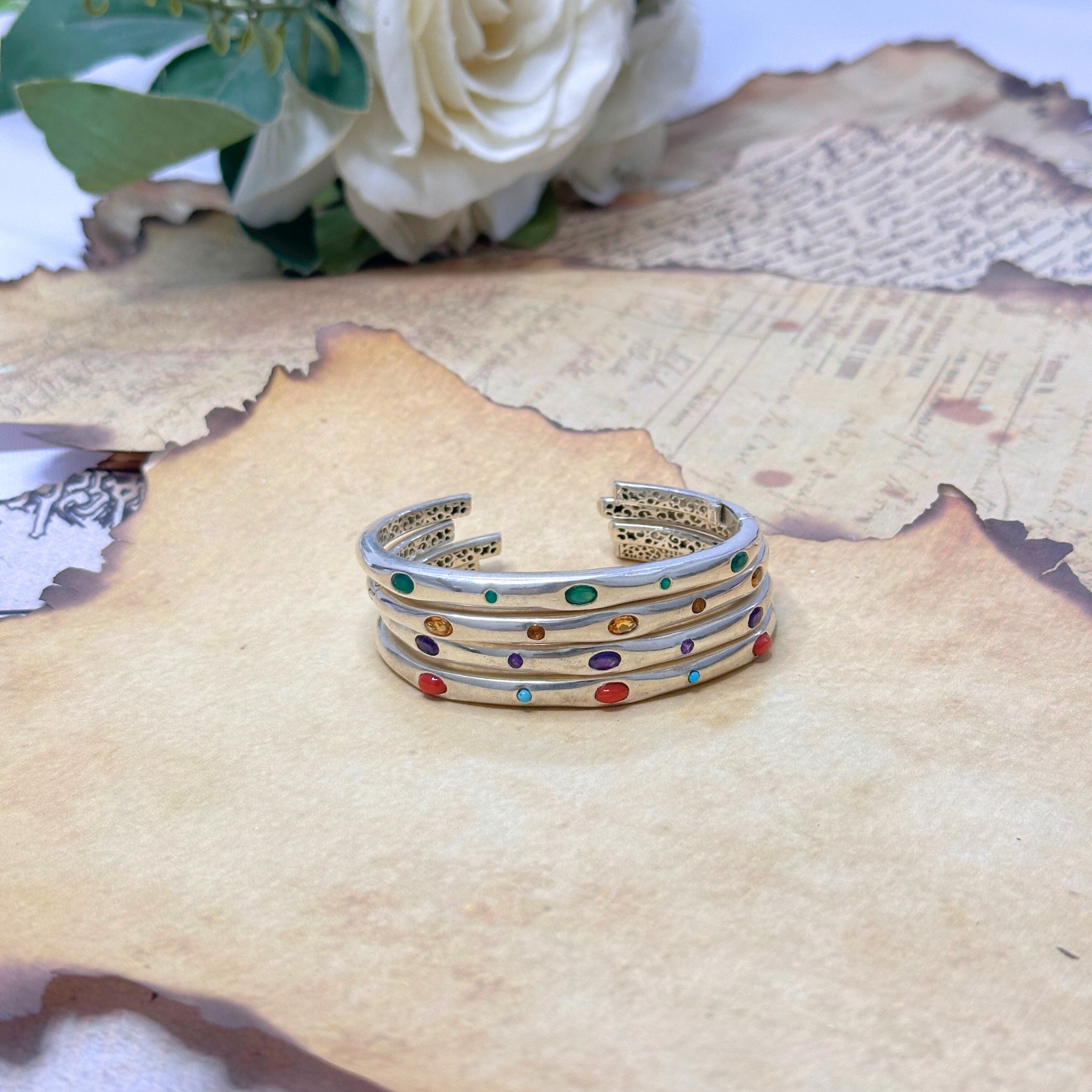 Arita Traditional Silver 925 Cuff Bangle