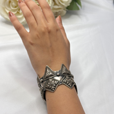 Advat Traditional Silver 925 Cuff Bangle
