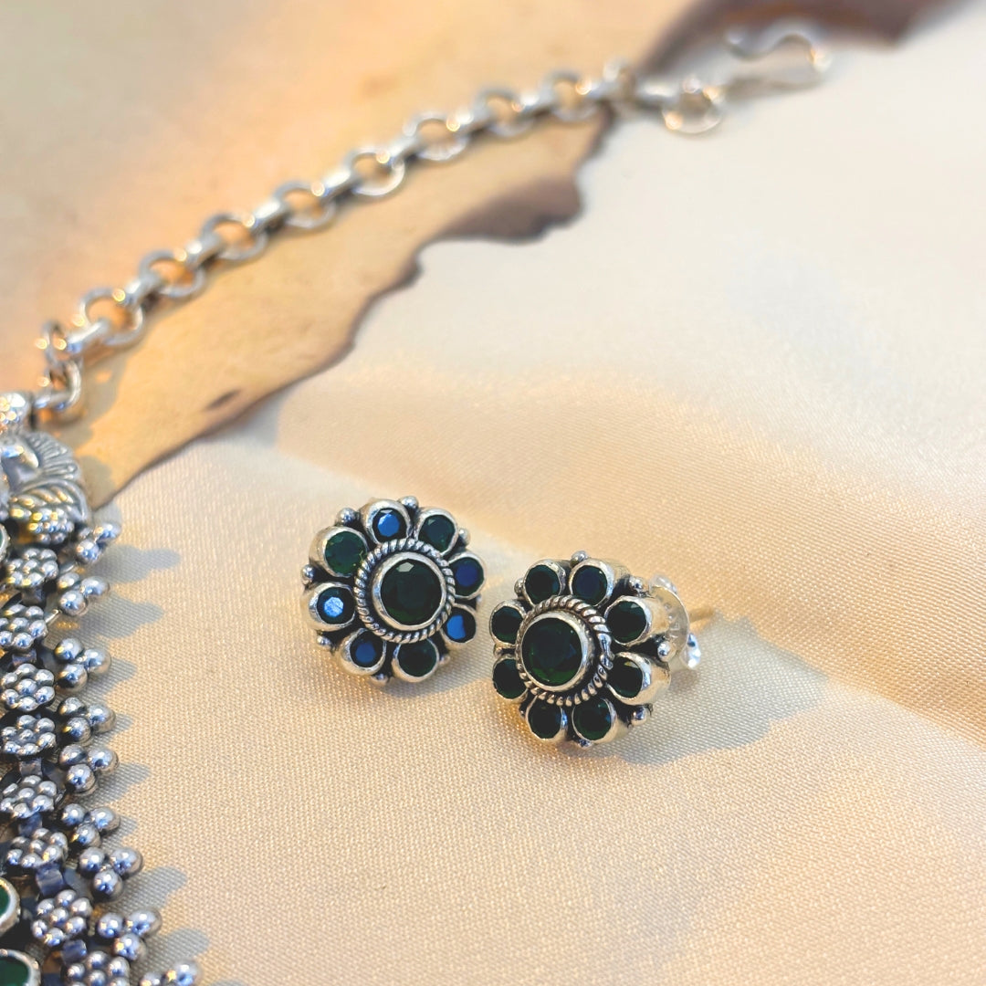 Silver 925 Festive Earrings Studs
