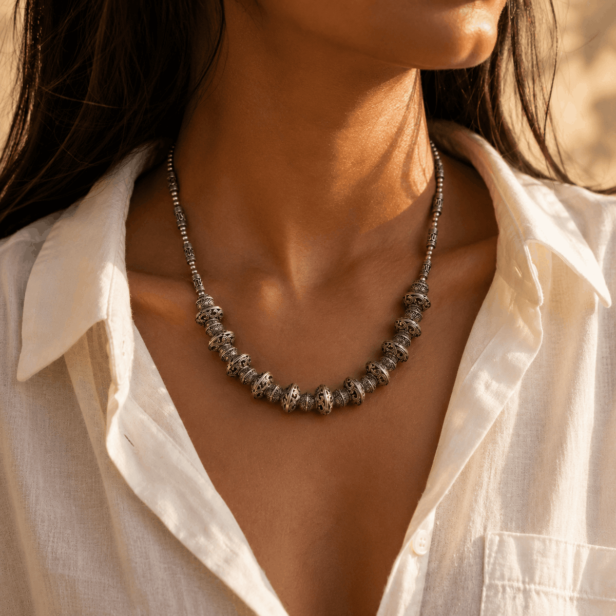 Noura Silver 925 Necklace