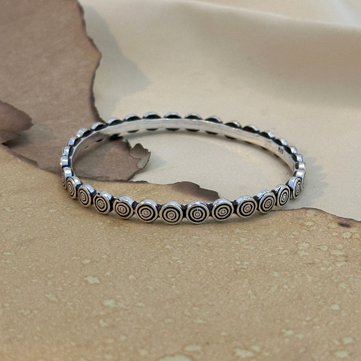 Festive Silver 925 Bangle