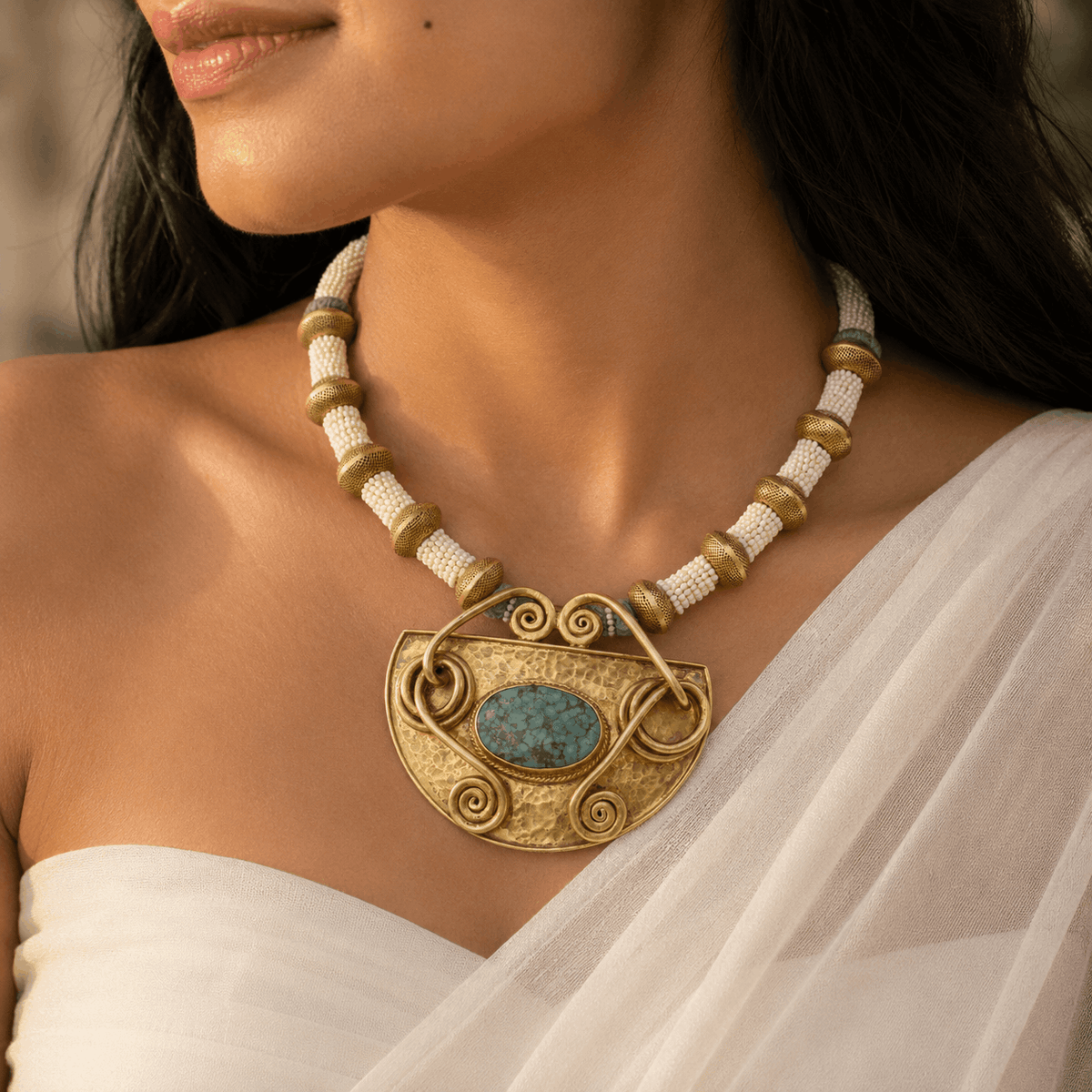 Saira 18k Gold Plated Silver 925 Necklace