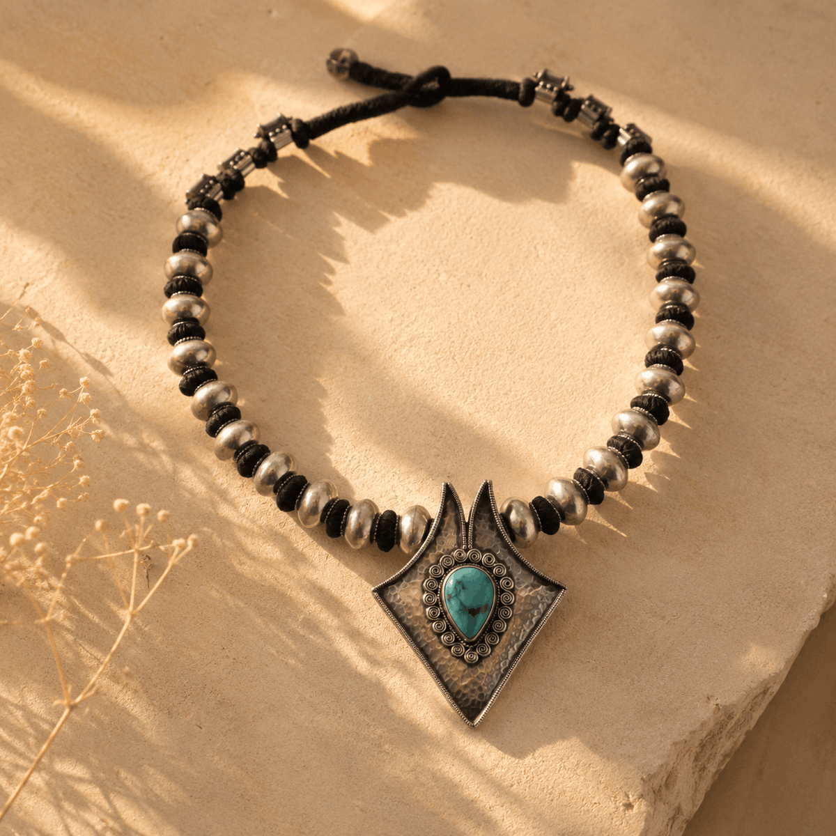 Talae Bohemian Silver 925 Pendant Necklace