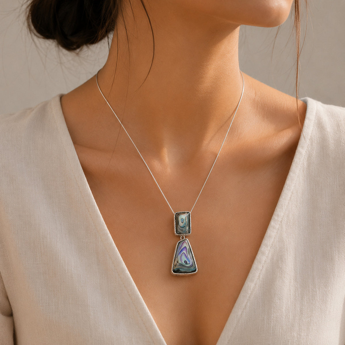 Jordan Abalone Silver 925 Pendant