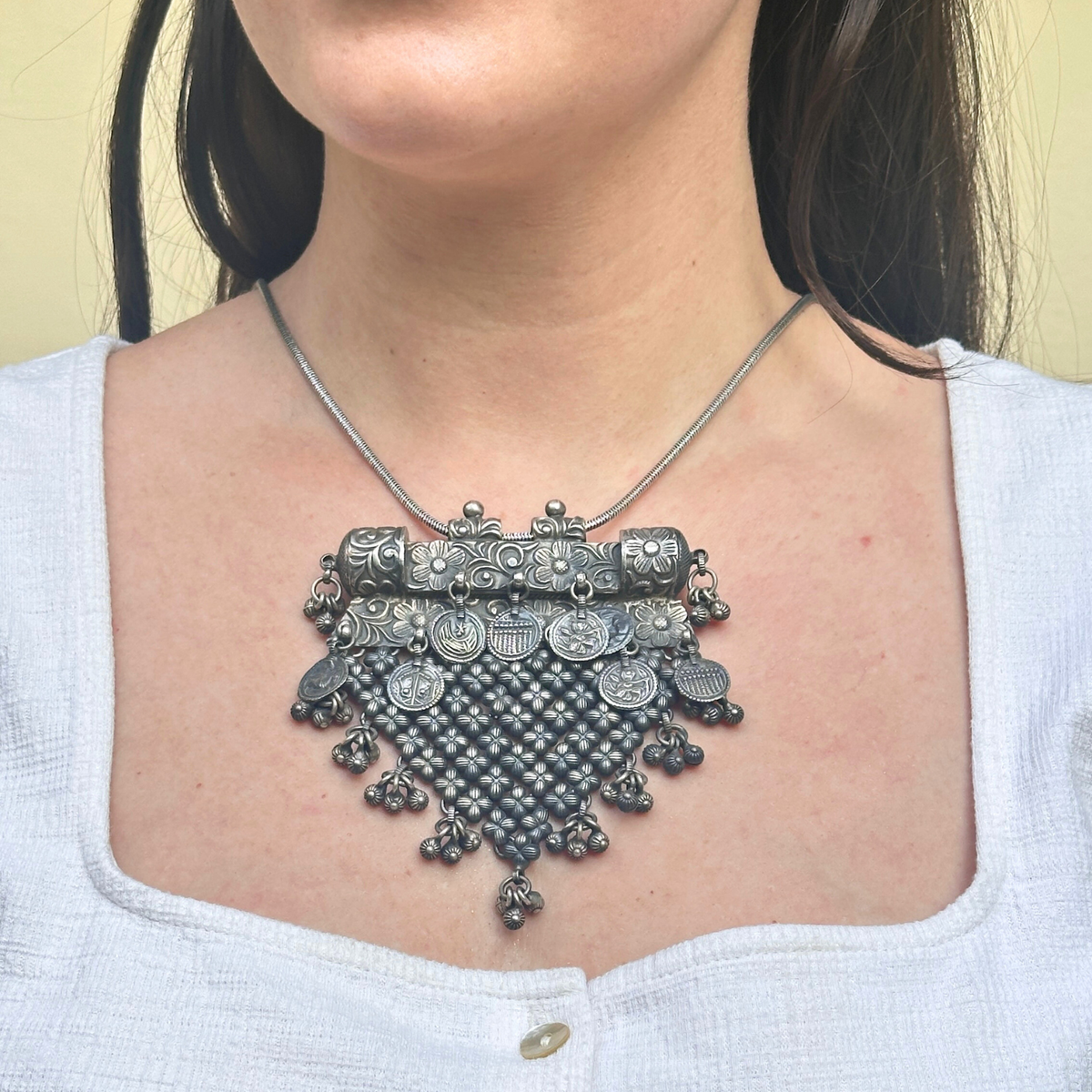 silver necklace, 925 necklace