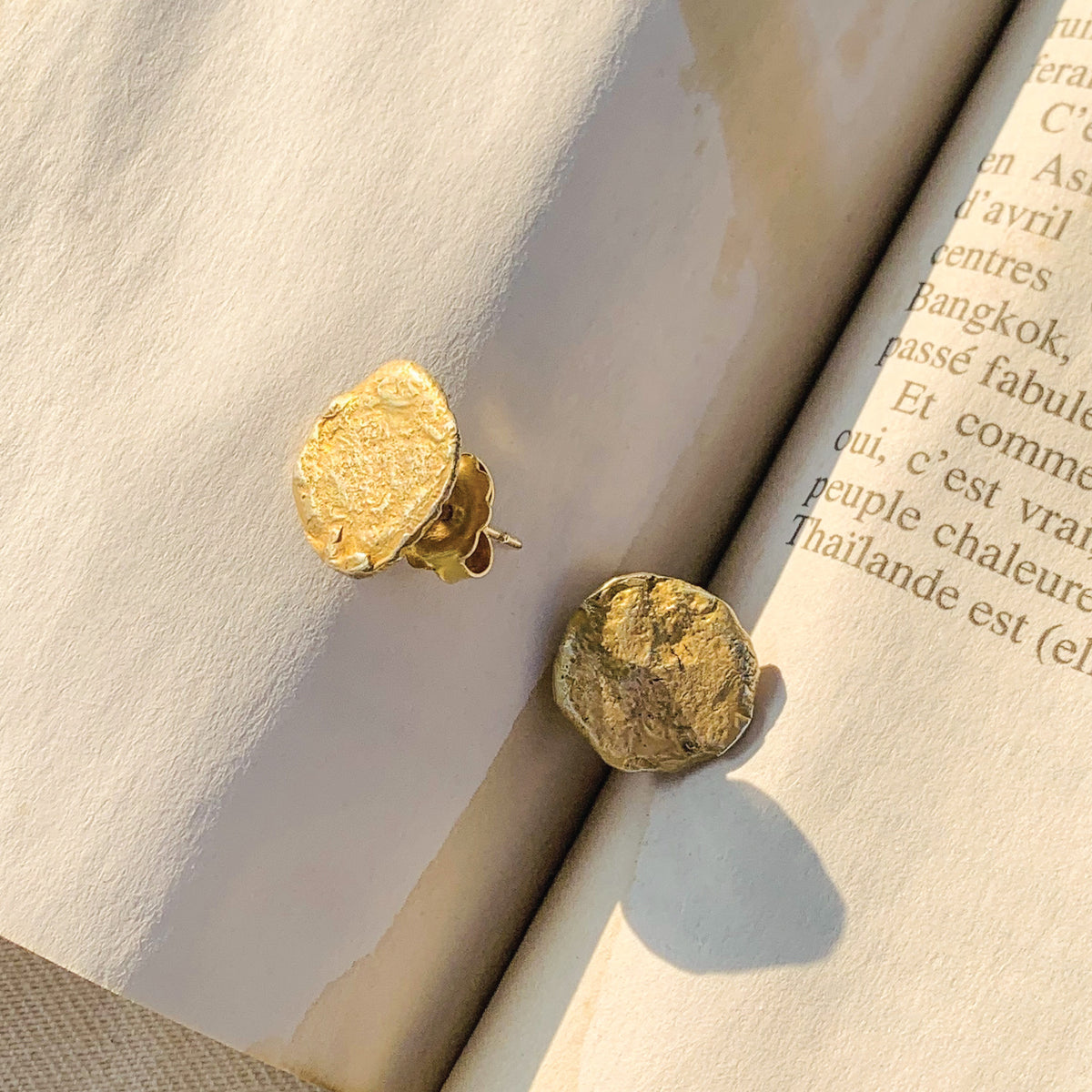 Aere Gold Plated Studs