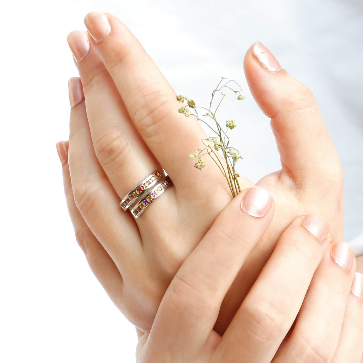 Iyle Multi Stone Silver 925 Ring