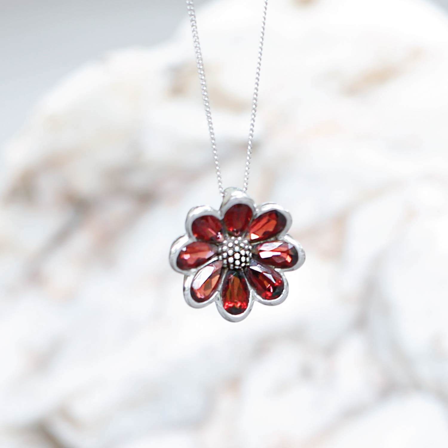 Haven Garnet Silver 925 Pendant