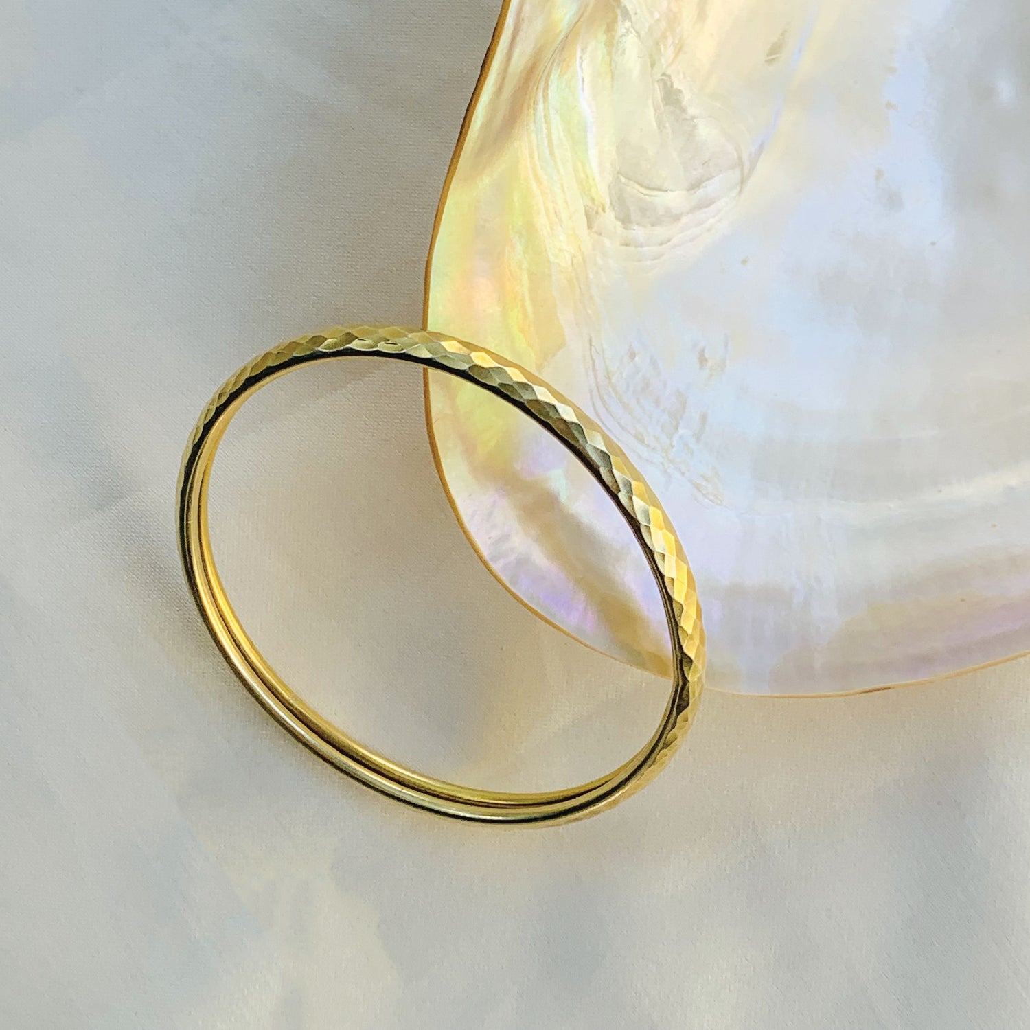 Adein 18K Gold Plated Silver 925 Bangle