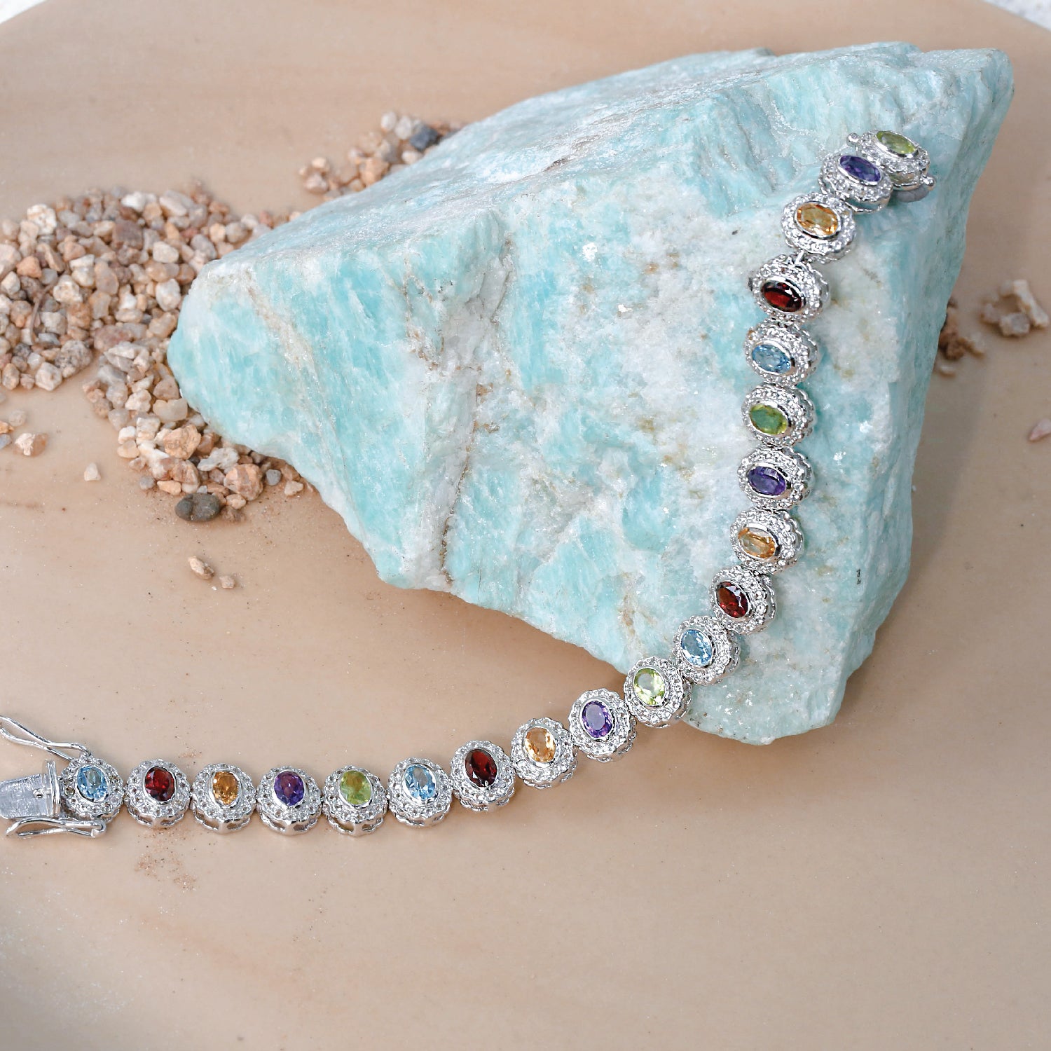 Jonas color stone bracelet