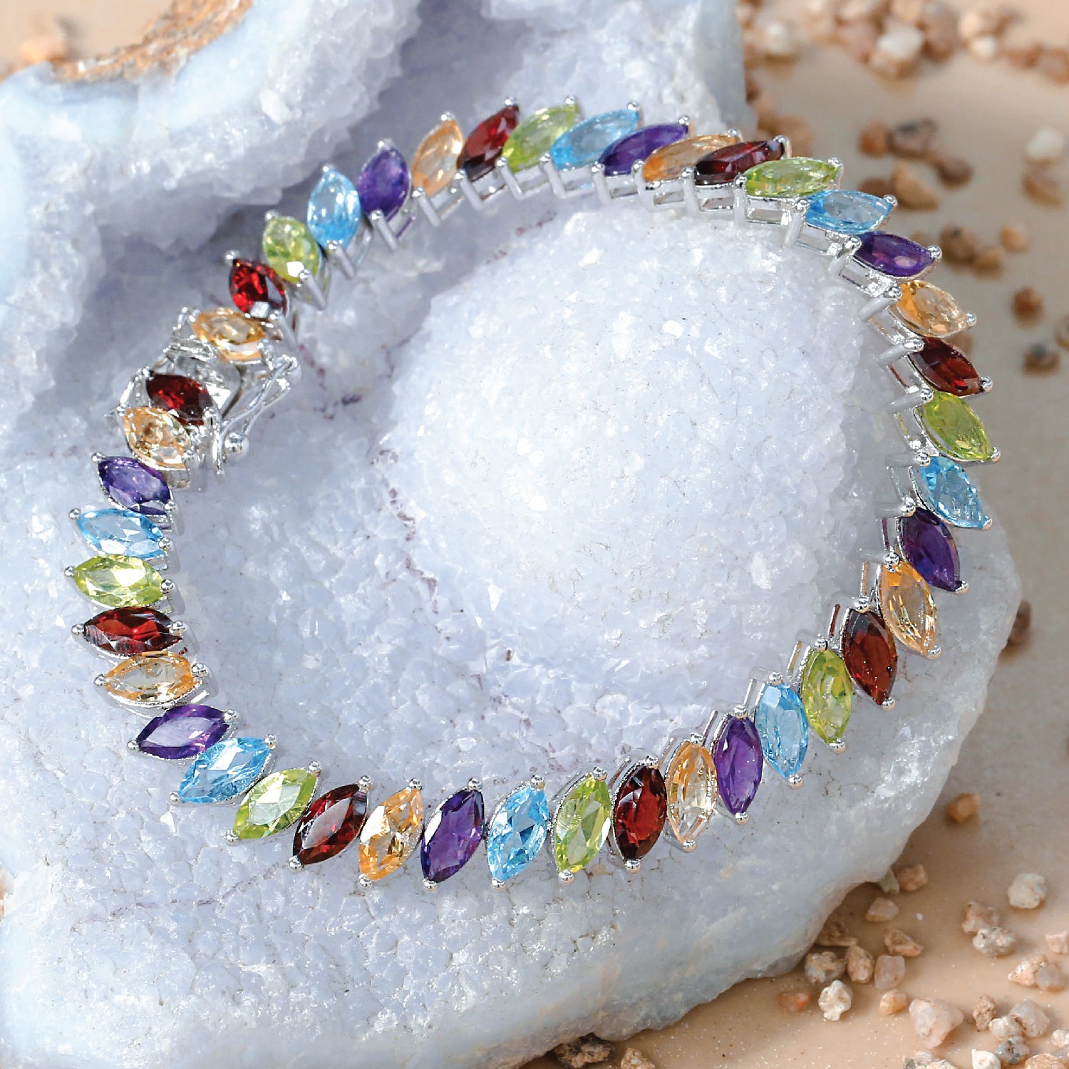 Grady color stone bracelet
