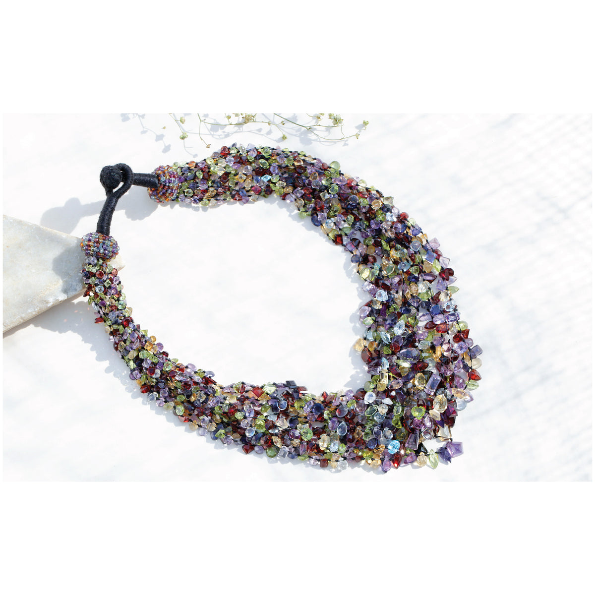 Gage Color Stone Necklace