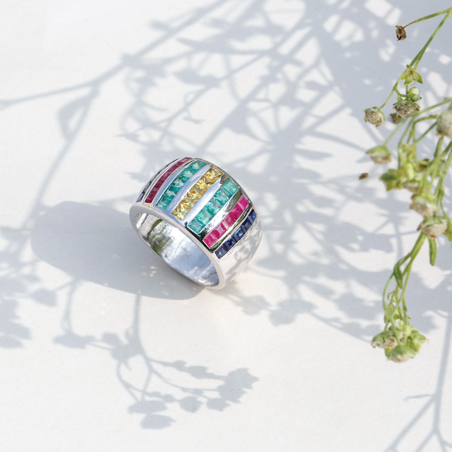 Easton Multi Stone Ring