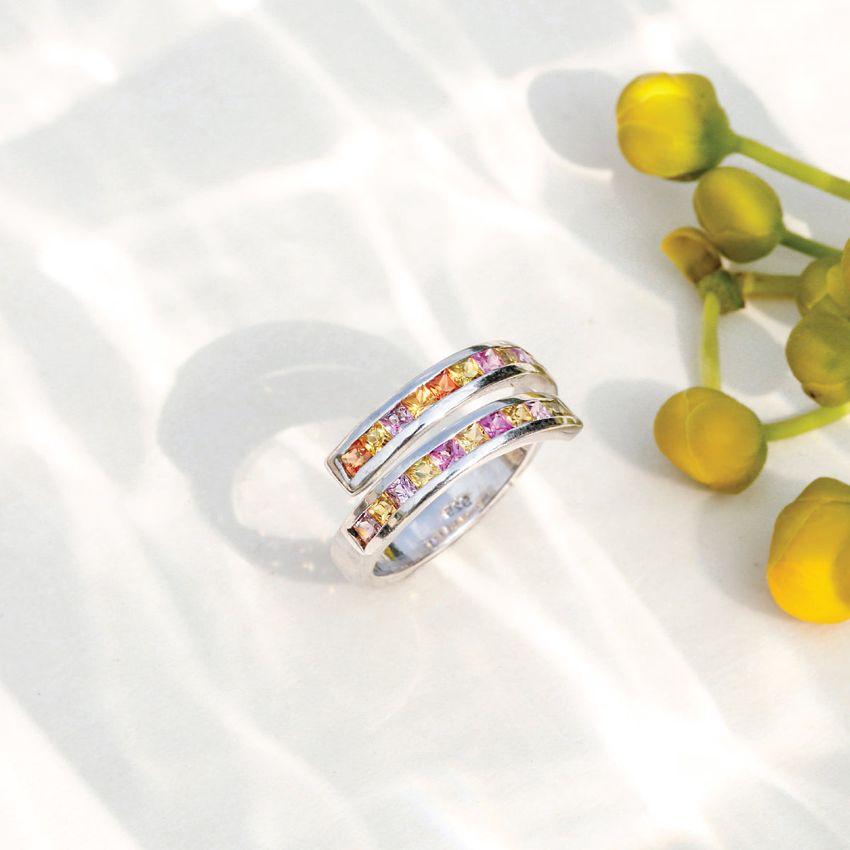 Iyle Multi Stone Silver 925 Ring