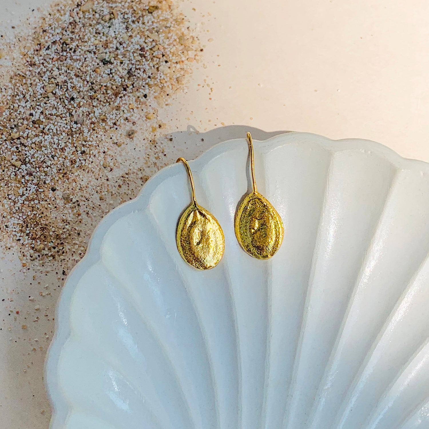Azia 18K Gold Plated Silver 925 earrings