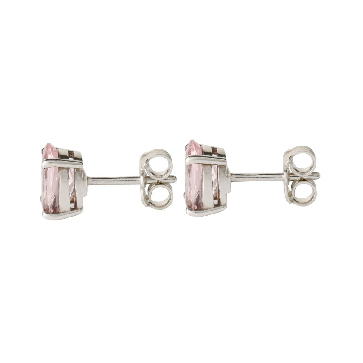 Fascinating Morganite gemstone earring