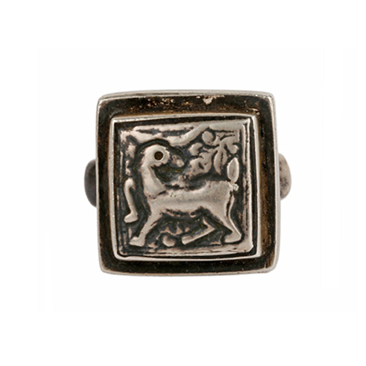 Sterling silver ring, 925 silver ring, Animal Engraved Silver 925 Ring