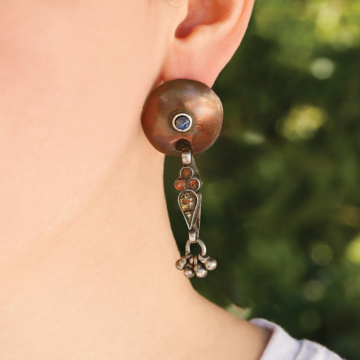 Kapish Antique Silver Earrings