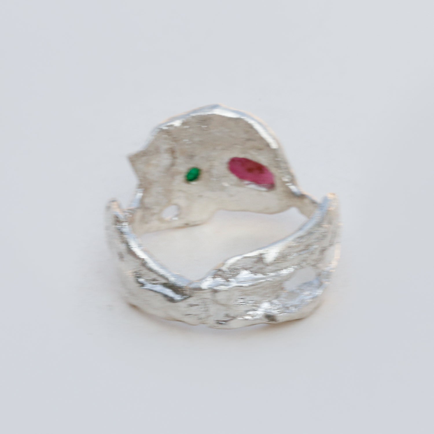 Simper Emerald and Ruby Ring