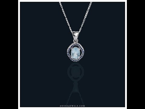 blue pendant