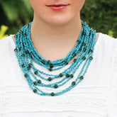 turquoise necklace, buy silver necklace , sterling silver necklace , gemstone necklace , buy sterling silver necklace , buy gemstone jewelry, buy jewelry online, turquoise jewelry, turquoise beads necklace