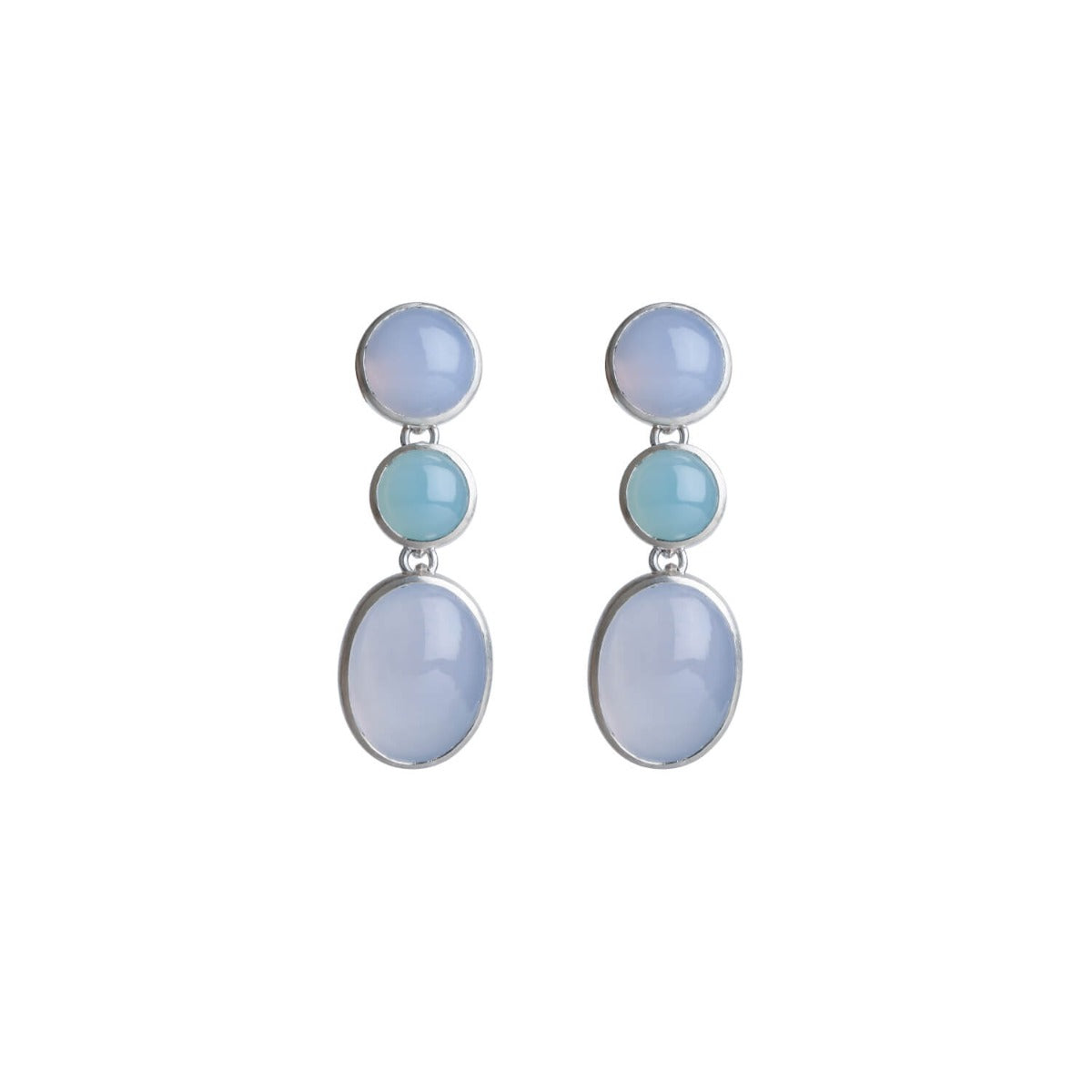 silver earrings