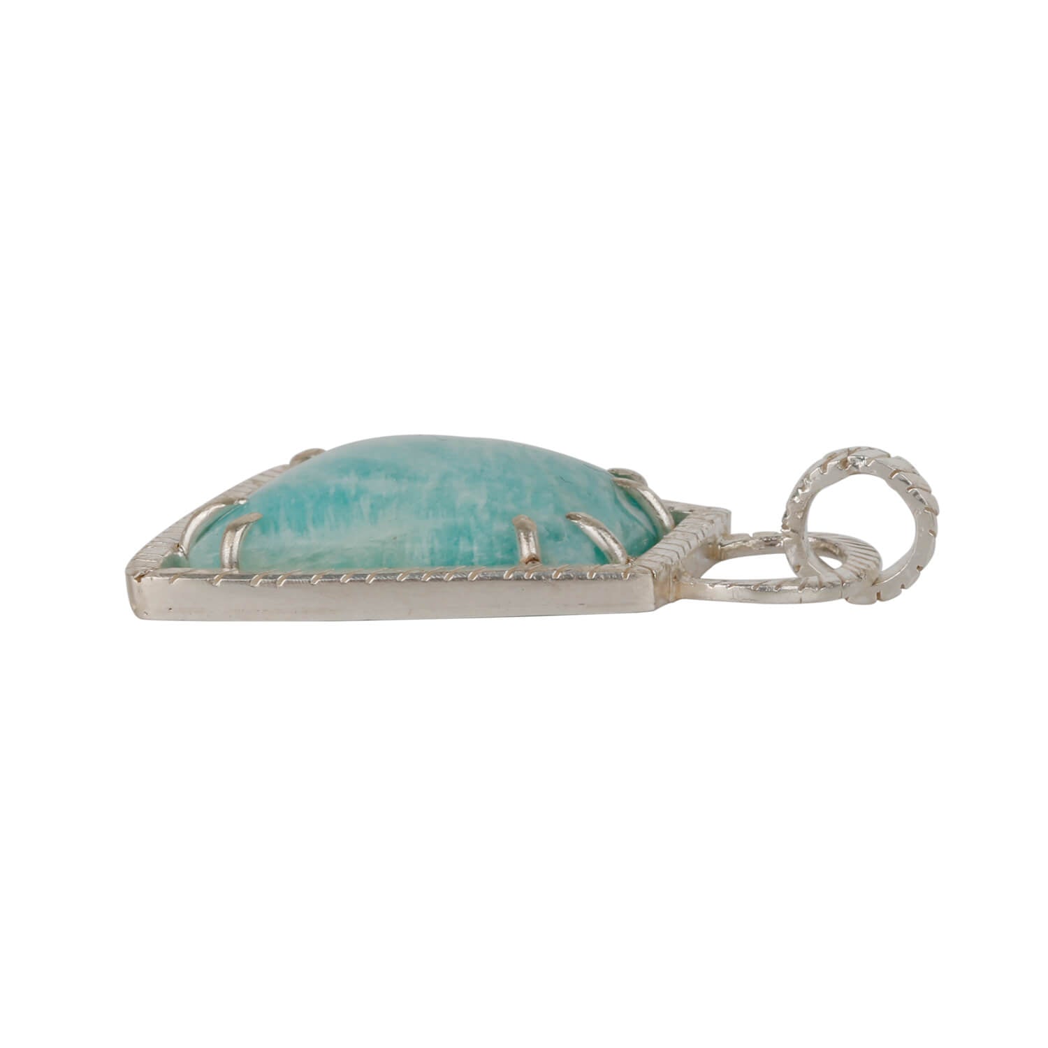 Rhombus Amazonite Pendant