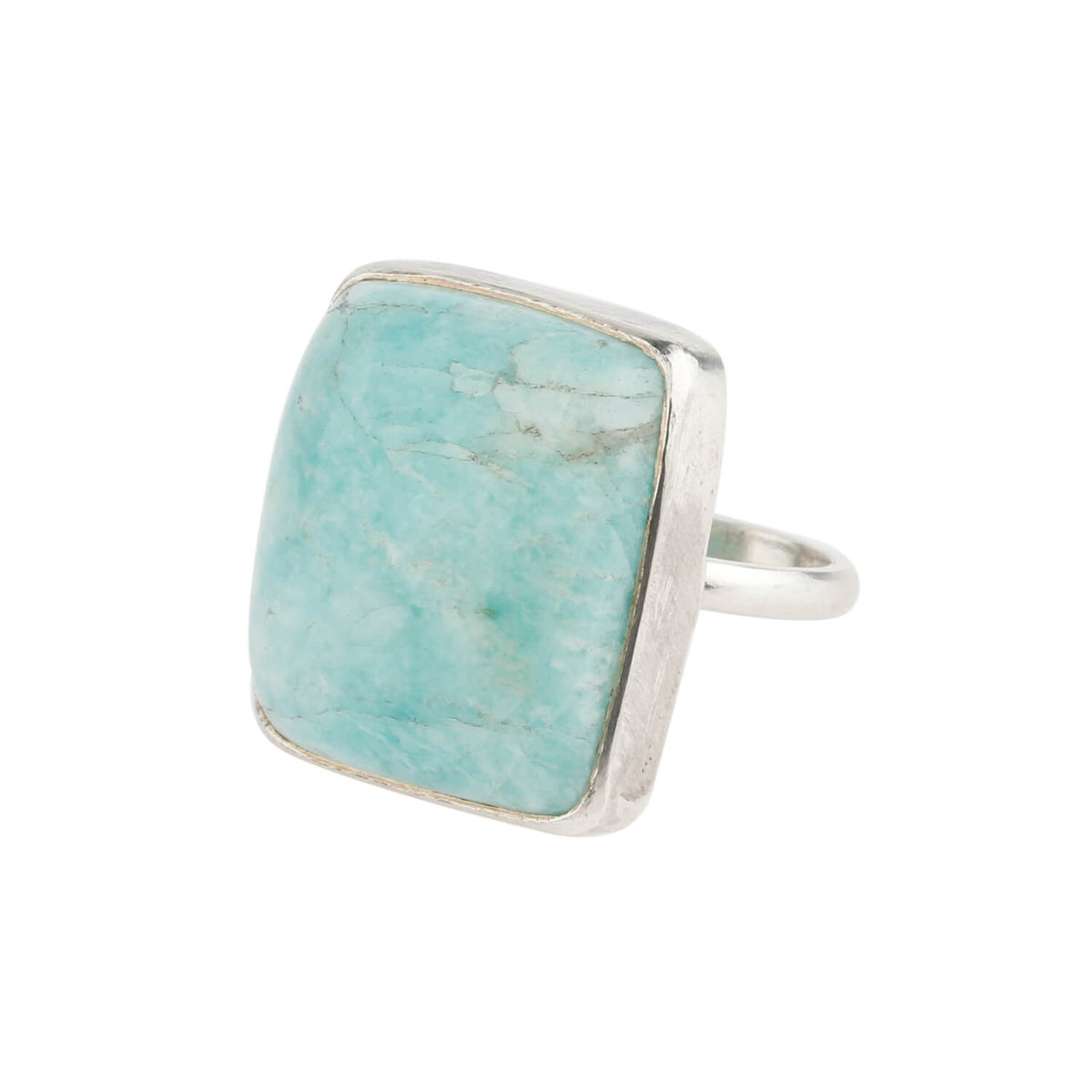 Square Amazonite Silver Ring, amazonite ring, blue ring, light blue ring, square ring,Red onyx, Black onyx, jewelry, Certified jewelry, Oval ring, square ring, round ring, Abalone, Labradorite, Morganite, Lemon quartz, quartz, Tanzanite, Iolite, Blue, Vio