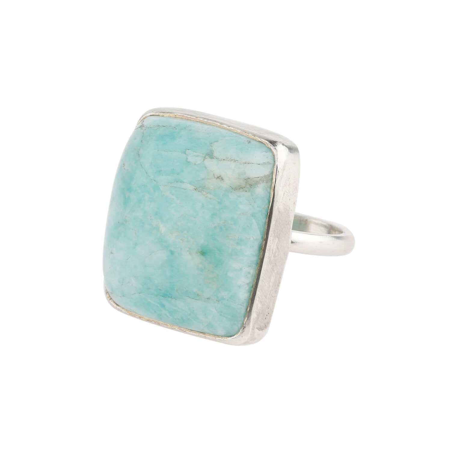 Square Amazonite Silver Ring, amazonite ring, blue ring, light blue ring, square ring,Red onyx, Black onyx, jewelry, Certified jewelry, Oval ring, square ring, round ring, Abalone, Labradorite, Morganite, Lemon quartz, quartz, Tanzanite, Iolite, Blue, Vio