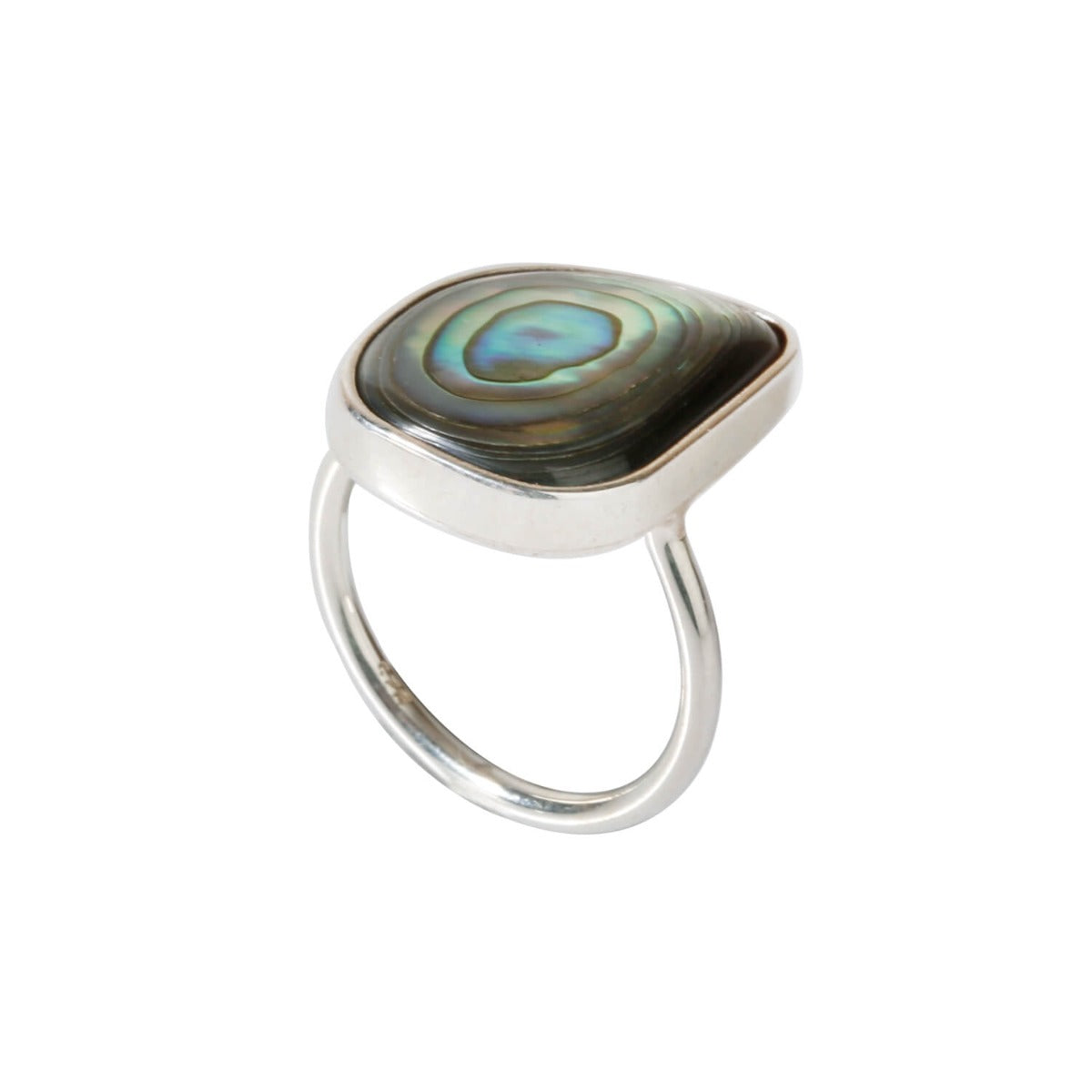 Vintage Style Oval Abalone Ring