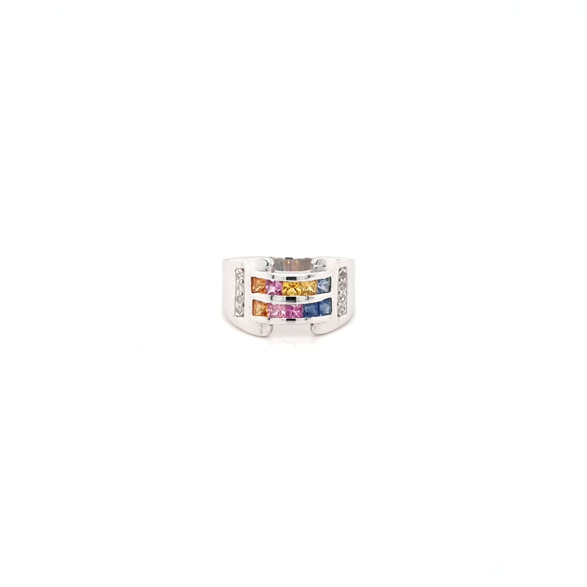Maverick Sapphire and Diamond Ring