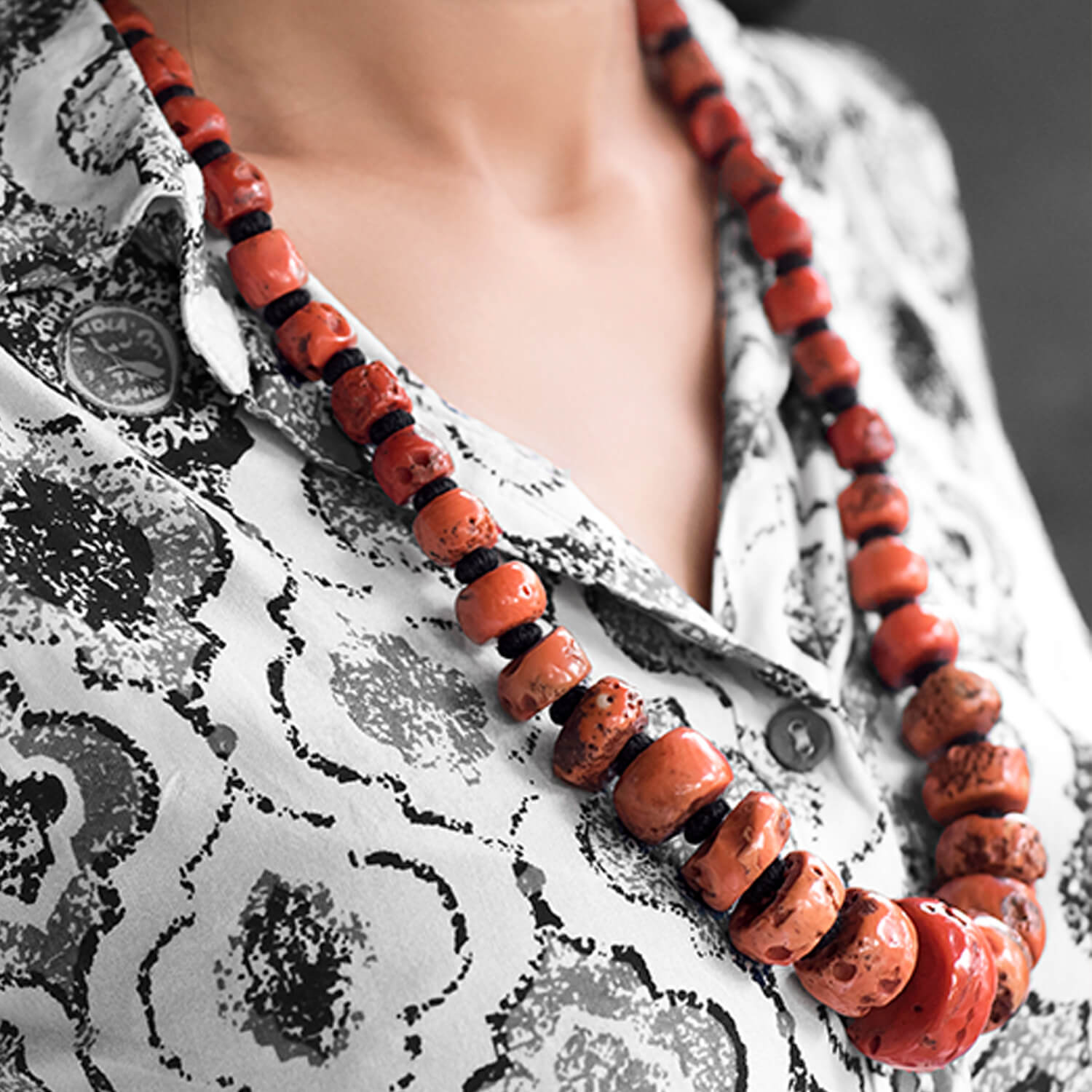 Coral Beads Necklace