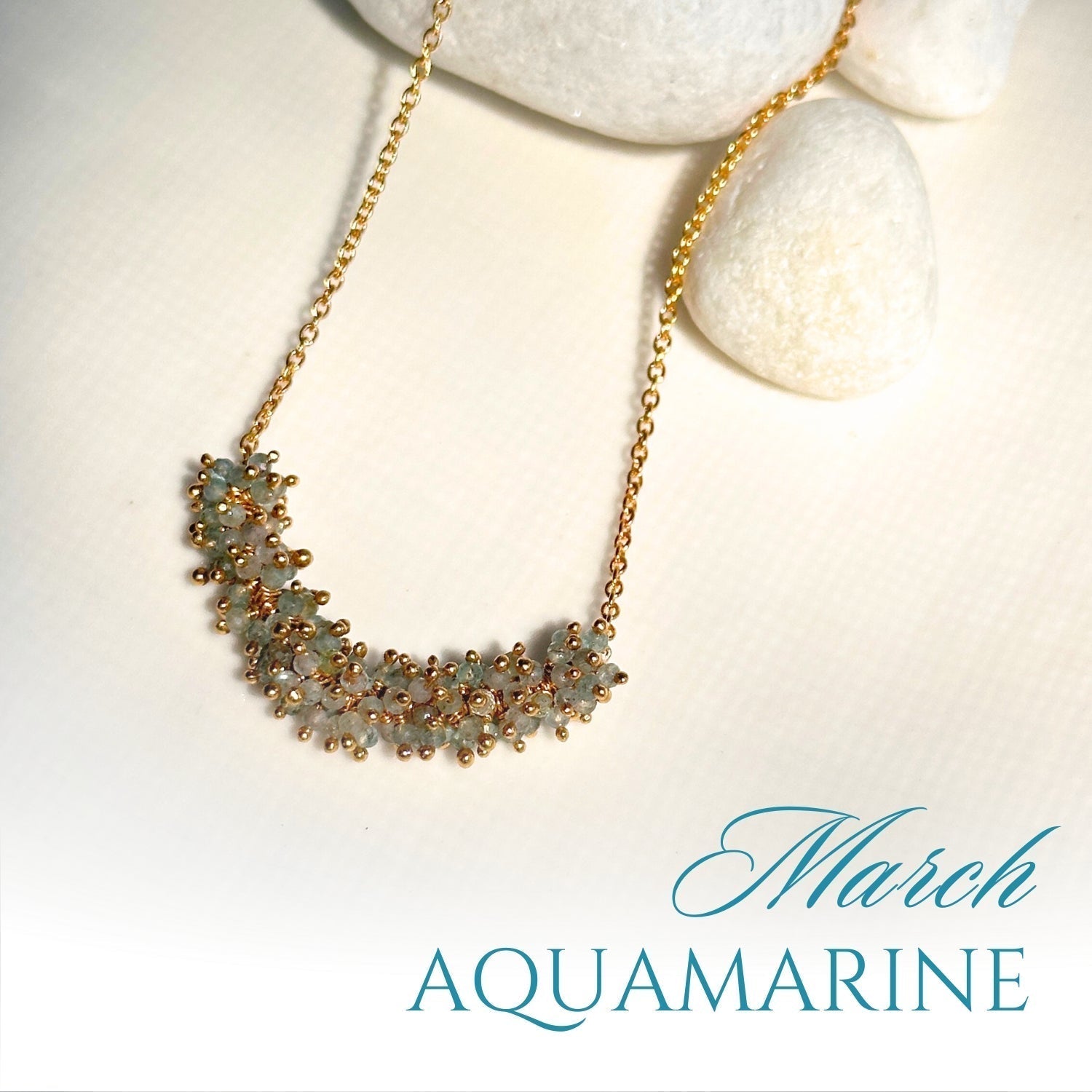 March’s Gemstone: Aquamarine-The Color of Calm, Clarity & Fresh Beginnings 💎🌊