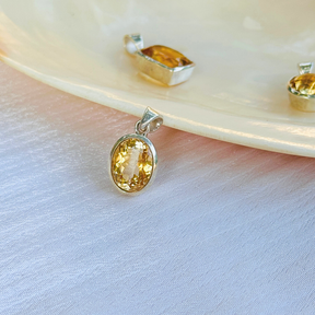 Klyra Citrine Silver 925 Pendant