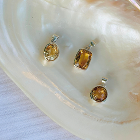 Klyra Citrine Silver 925 Pendant