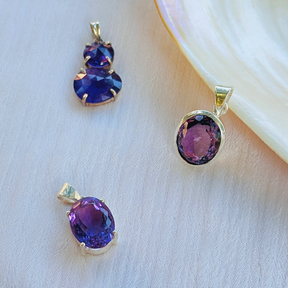 Nyx Amethyst Silver 925 Pendant