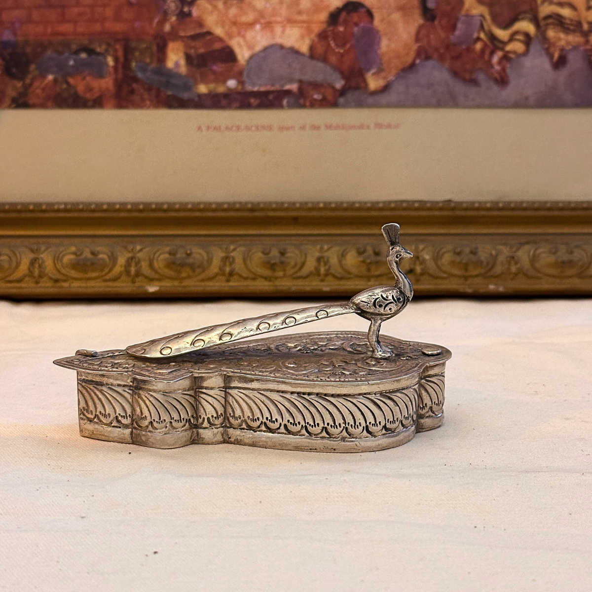 Warini Silver 925 Engraved Chopda box