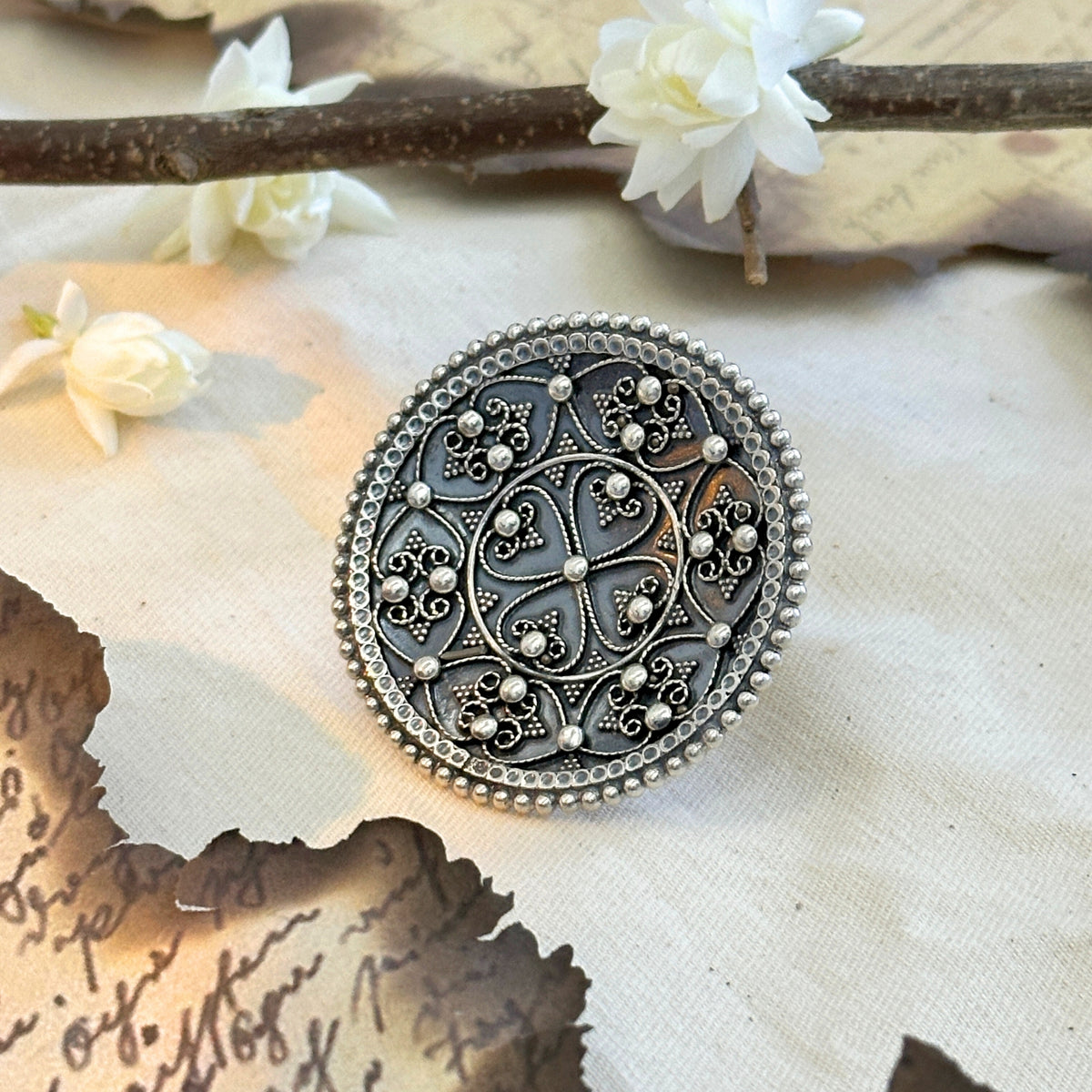 Filigree Silver 925 Ring