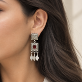 Kira Silver 925 Oxidised Earrings