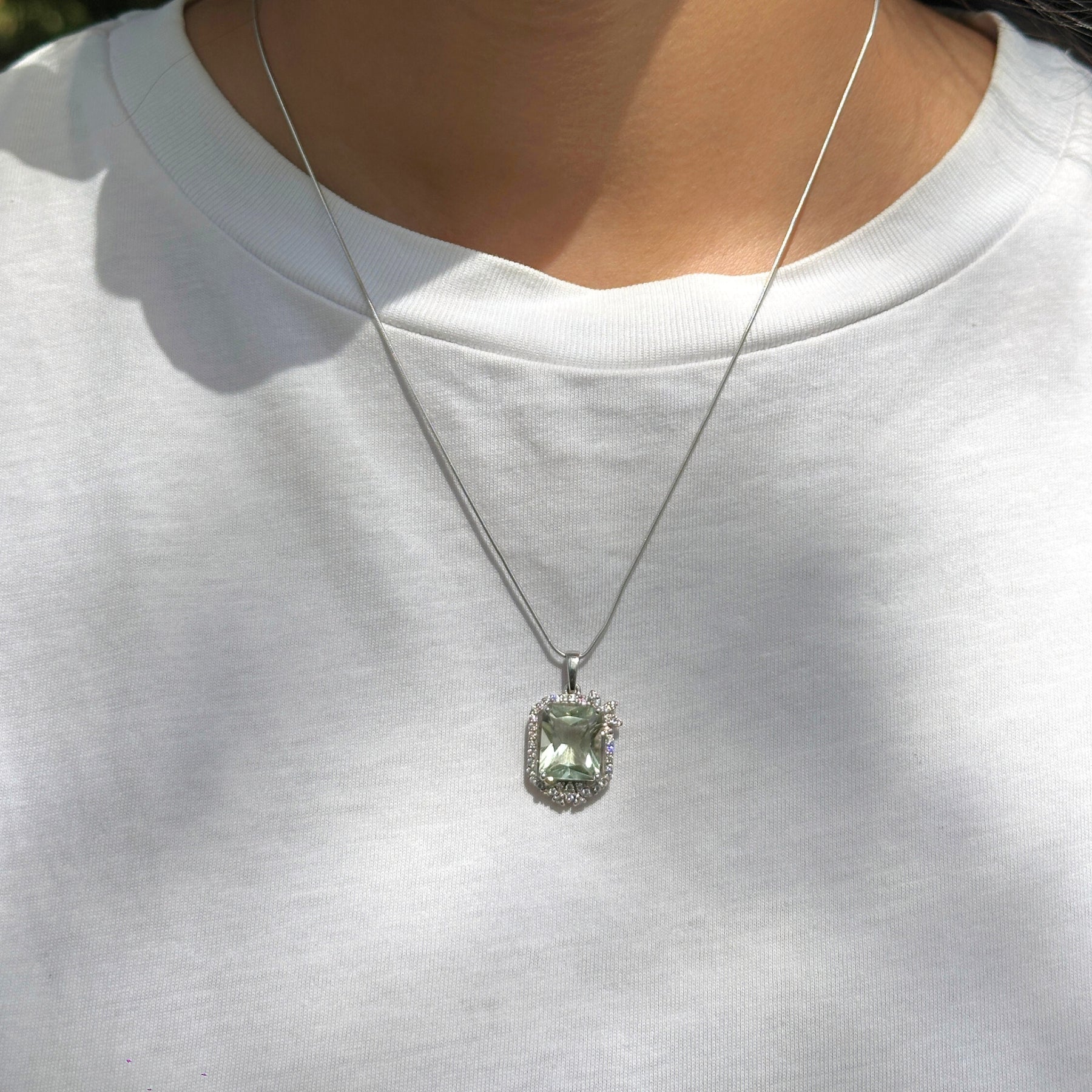 Palmira Multistone & Zircon Silver 925 Pendant
