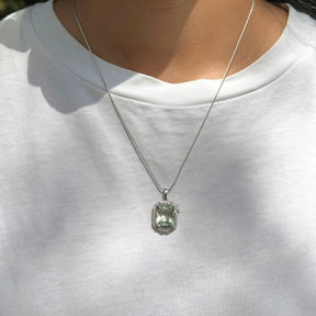 Palmira Multistone & Zircon Silver 925 Pendant