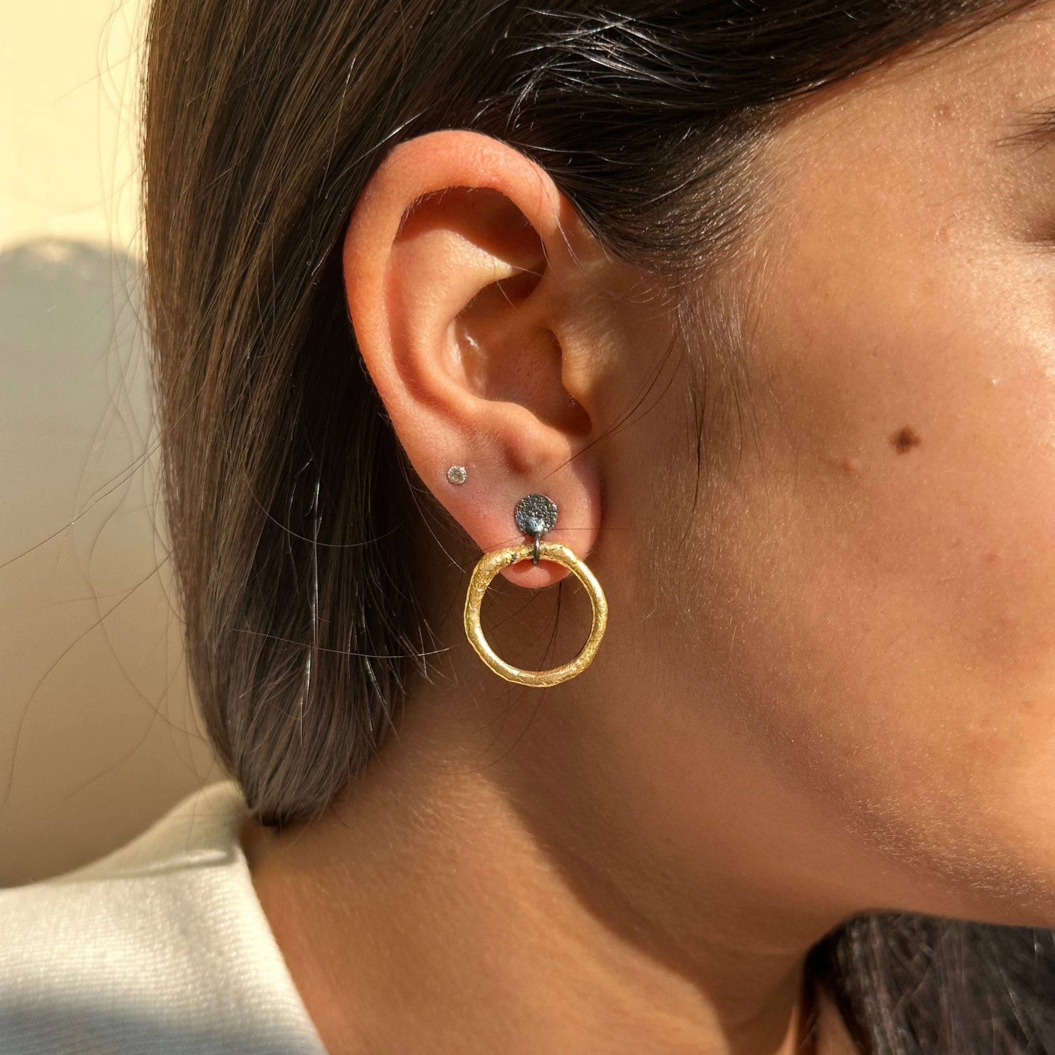 Niol 18K Gold Plated Silver 925 Earrings