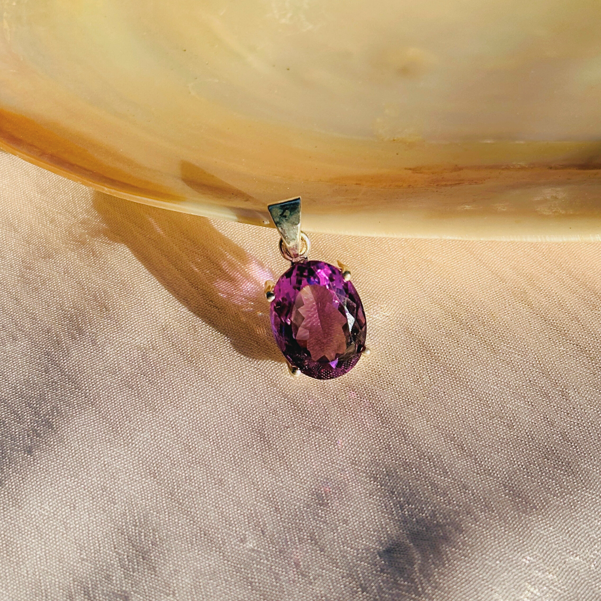 Zhen Amethyst Silver 925 Pendant