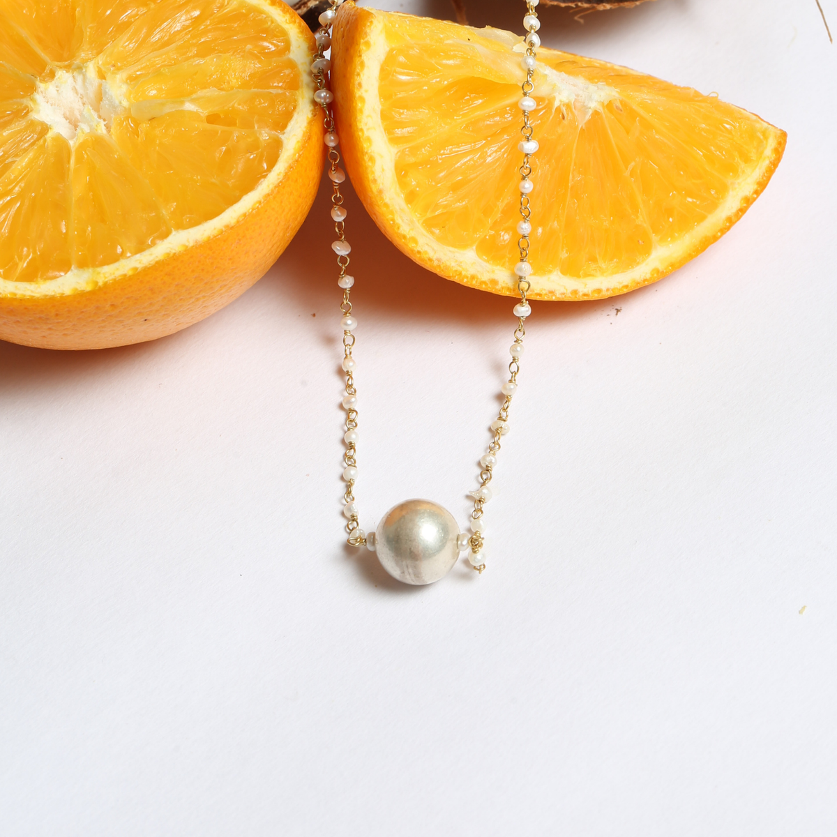 Glen Pearl 18K Gold Plated Silver 925 Necklace