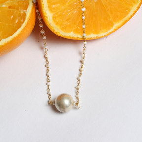 Glen Pearl 18K Gold Plated Silver 925 Necklace