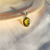 Hui Lemon Quartz  Silver 925 Pendant